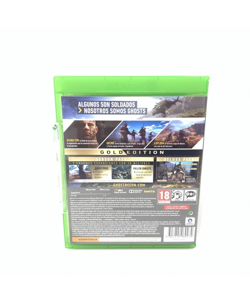 Jeu Xbox One Ghost Recon Wildlands – Neuf Sous Blister – PEGI 18 – Ubisoft