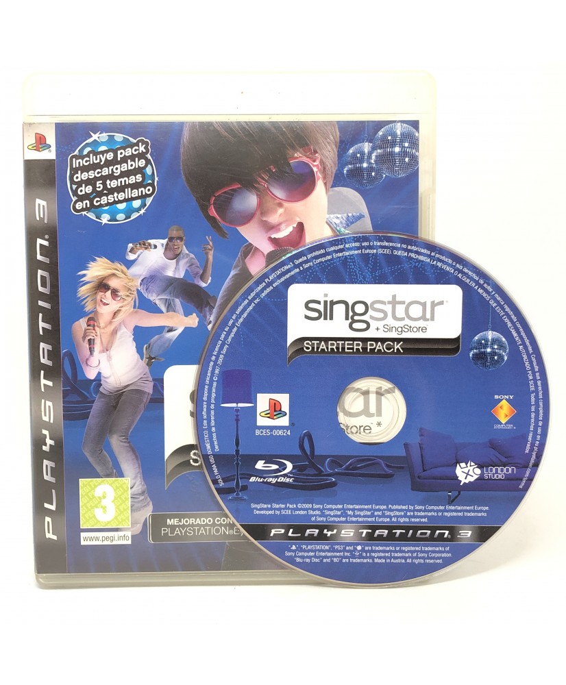 estación de televisión Estereotipo apodo Singstar Starter Pack Ps3