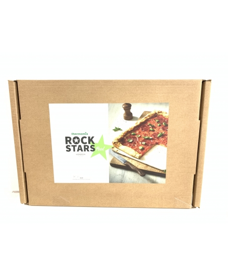 Plat En Grès Pour Thermomix – Moule à Gâteaux Rectangle, Rock Star Ben, Neuf