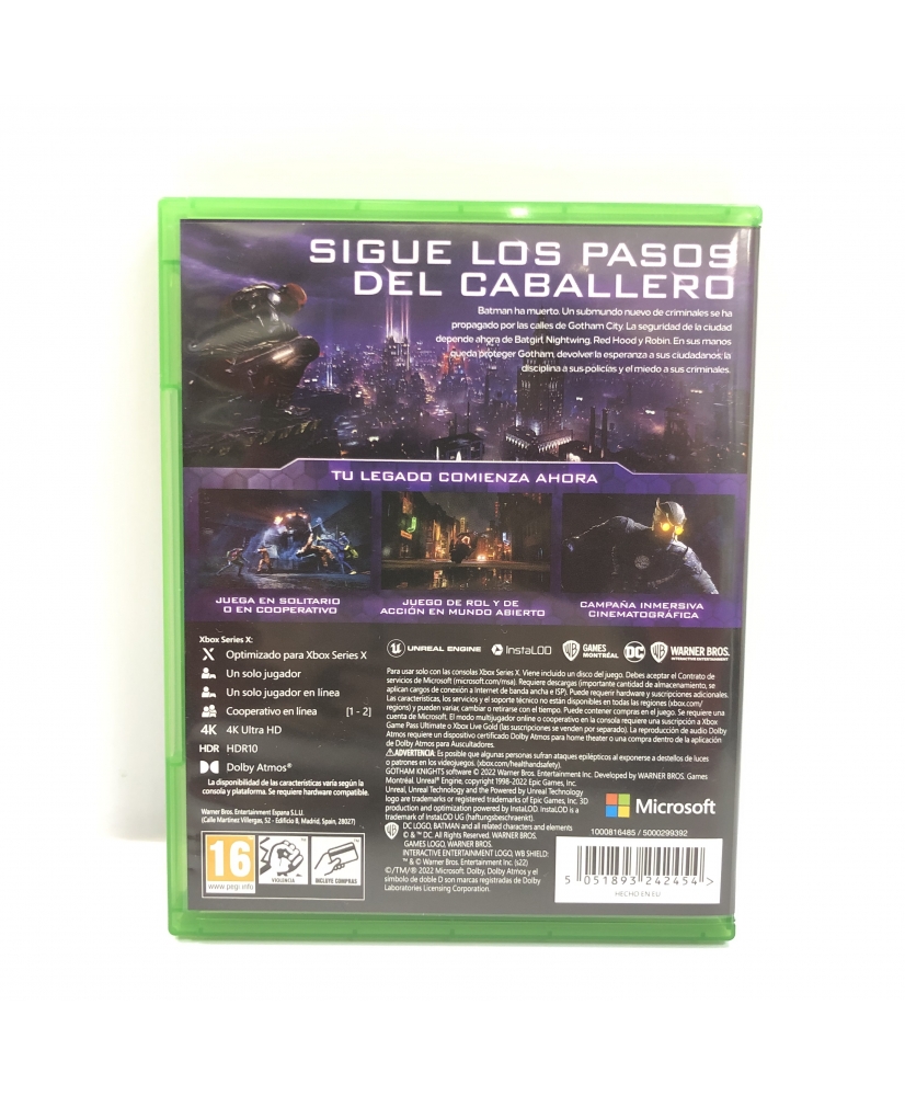 Jeu Gotham Knights – Xbox Series X – Bon état, Complet