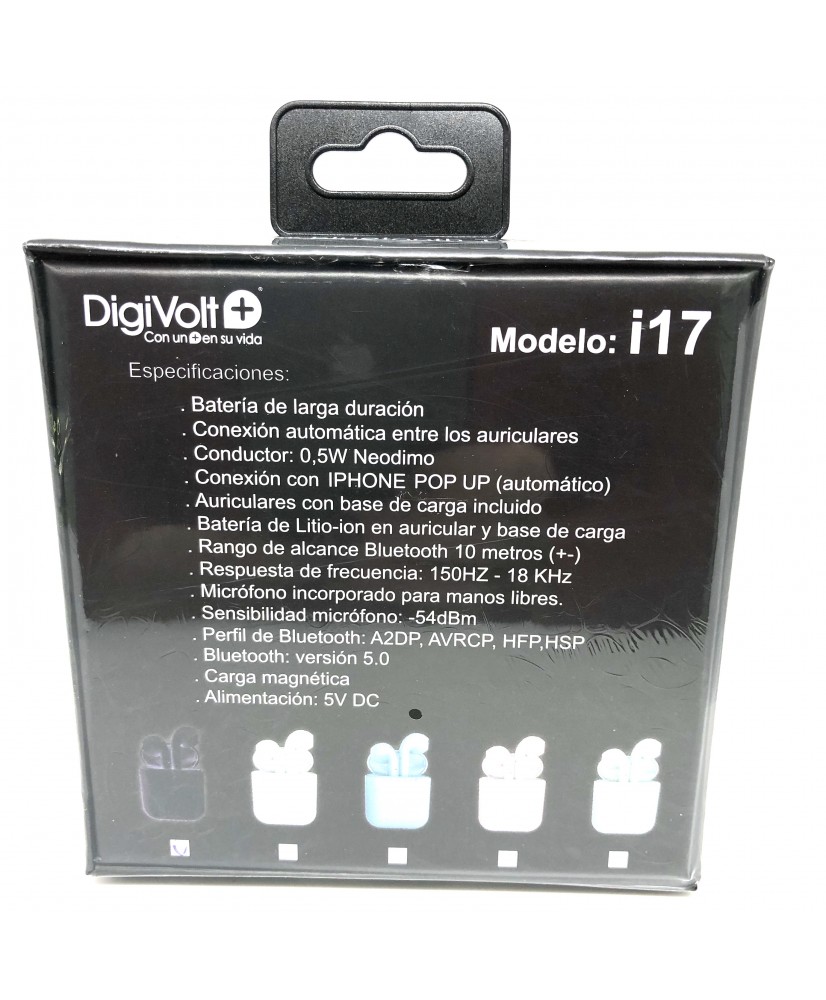 AURICULAR BLUETOOTH TWS 5.0 DIGIVOLT